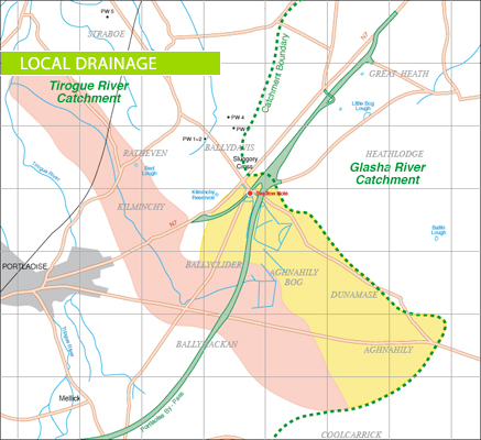Layerd map Local drainage